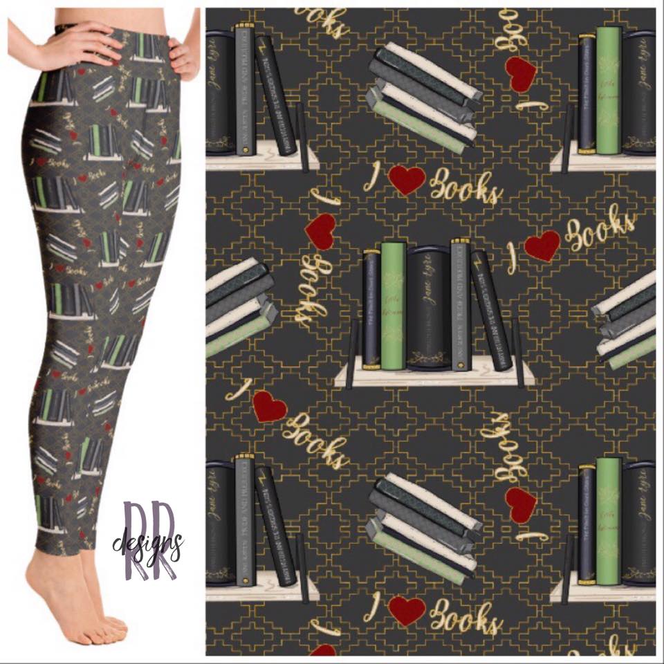 I Heart Books Leggings (R&R)
