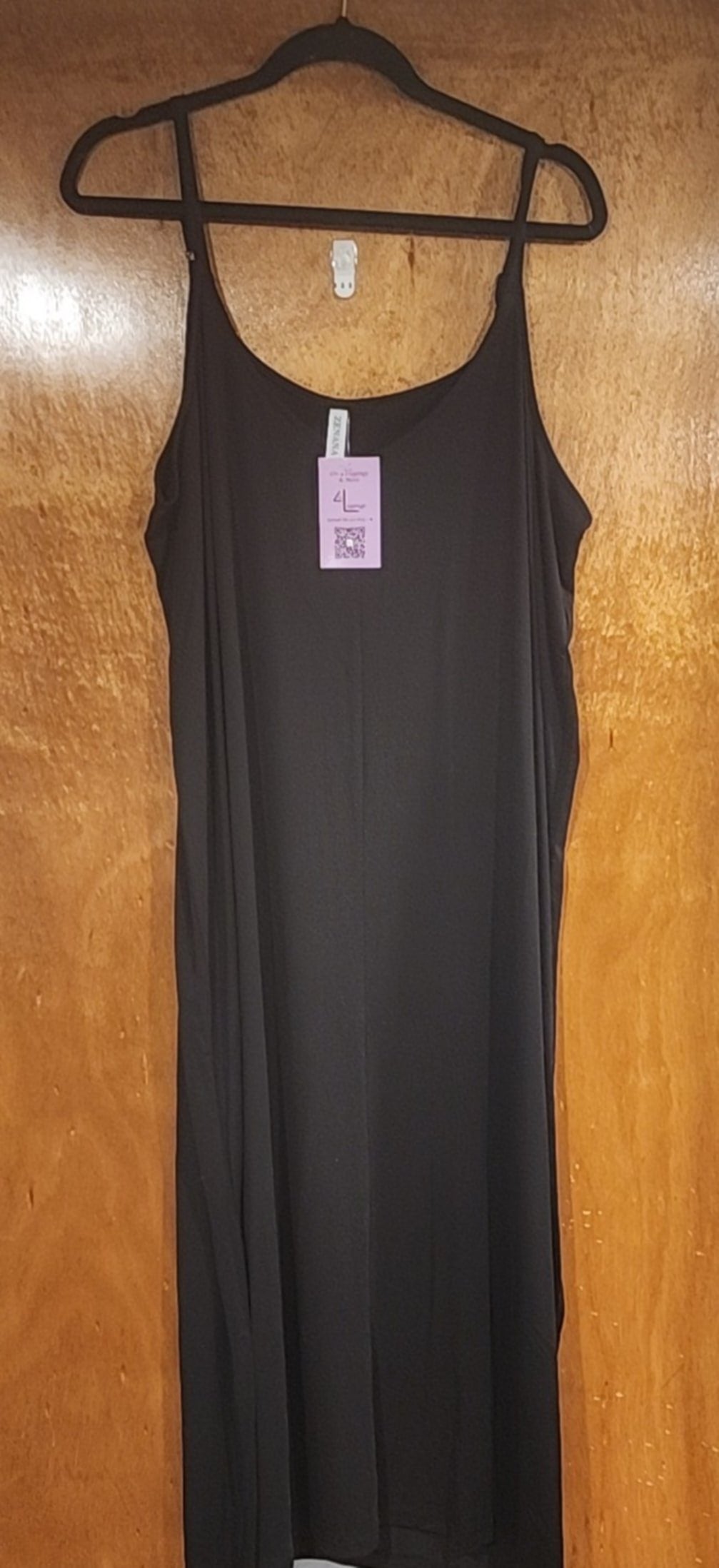 black spaghetti strap dress Straps Sheath Side Slit Long Evening Prom Dresses, Cus  MarryLover Black Dresses Spaghetti Strap |