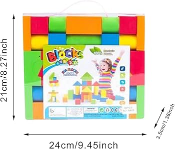 EVA Foam Blocks 38 piece set