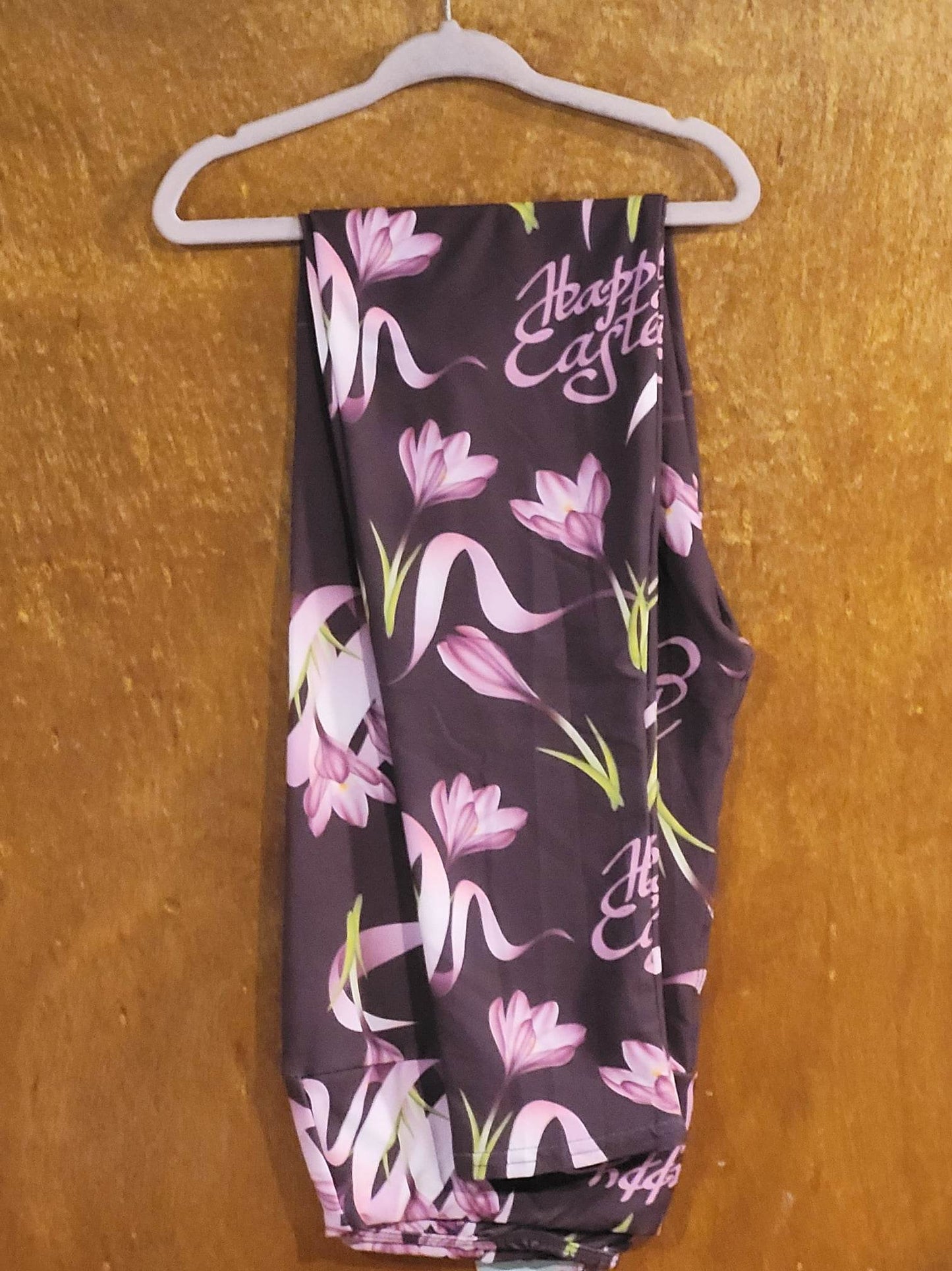 Happy Easter Lilies Leggings (GD)