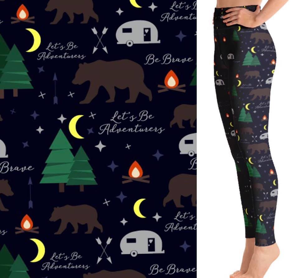 Let's Be Adventurers Leggings/Capri (LL)