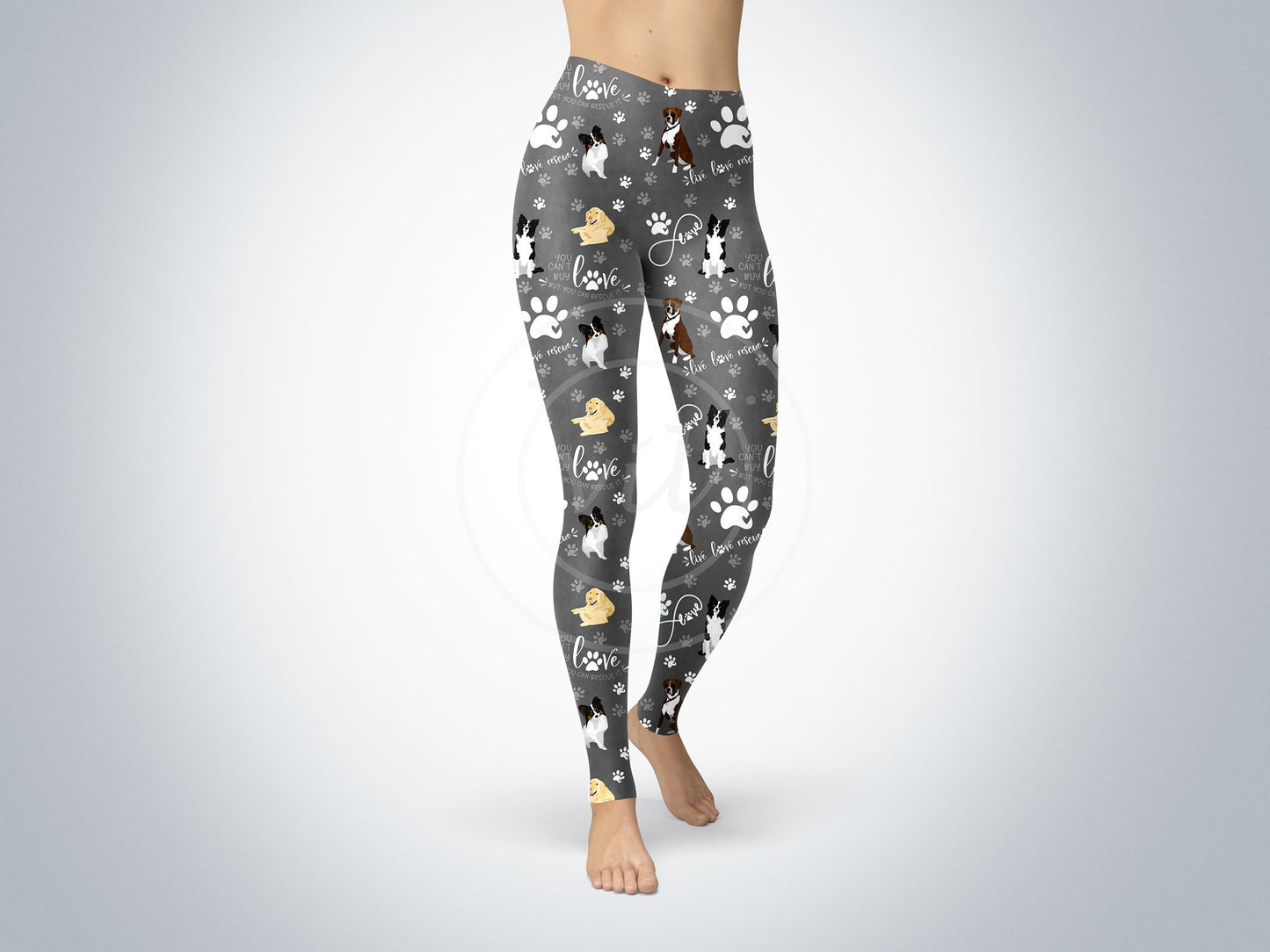 Live Love Rescue Leggings (2E)