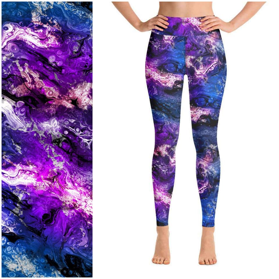 Blue & Purple Bliss Leggings (PPD)
