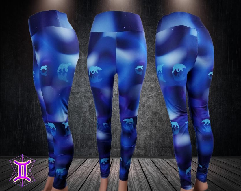 Northern Light - Polar Bears Leggings (GD)
