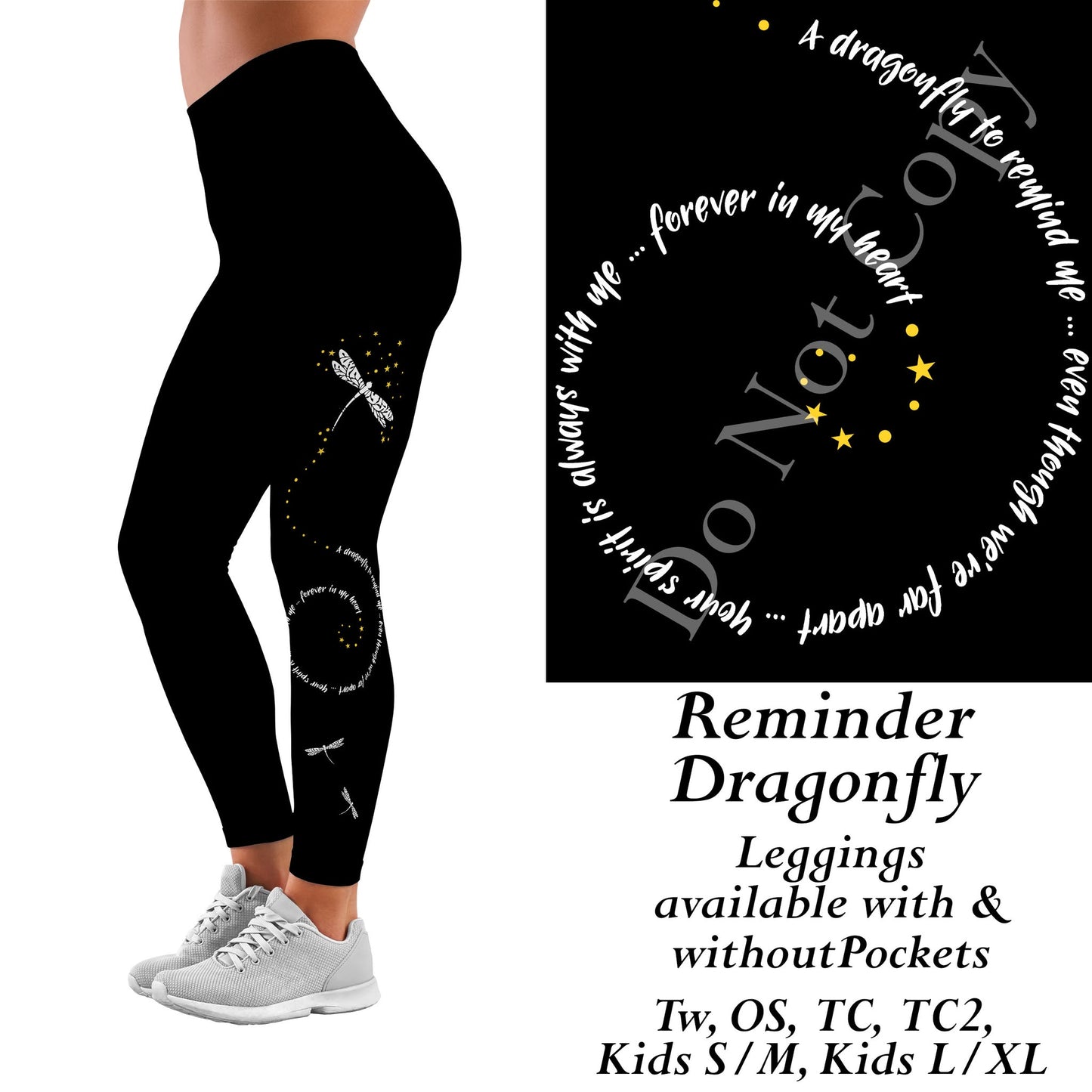 Reminder Dragonfly Leggings with Pockets (JAAM)