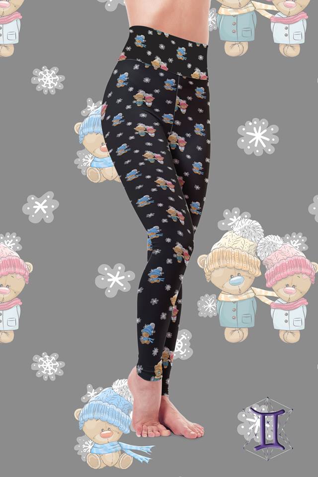 Winter Teddies Leggings (GD)