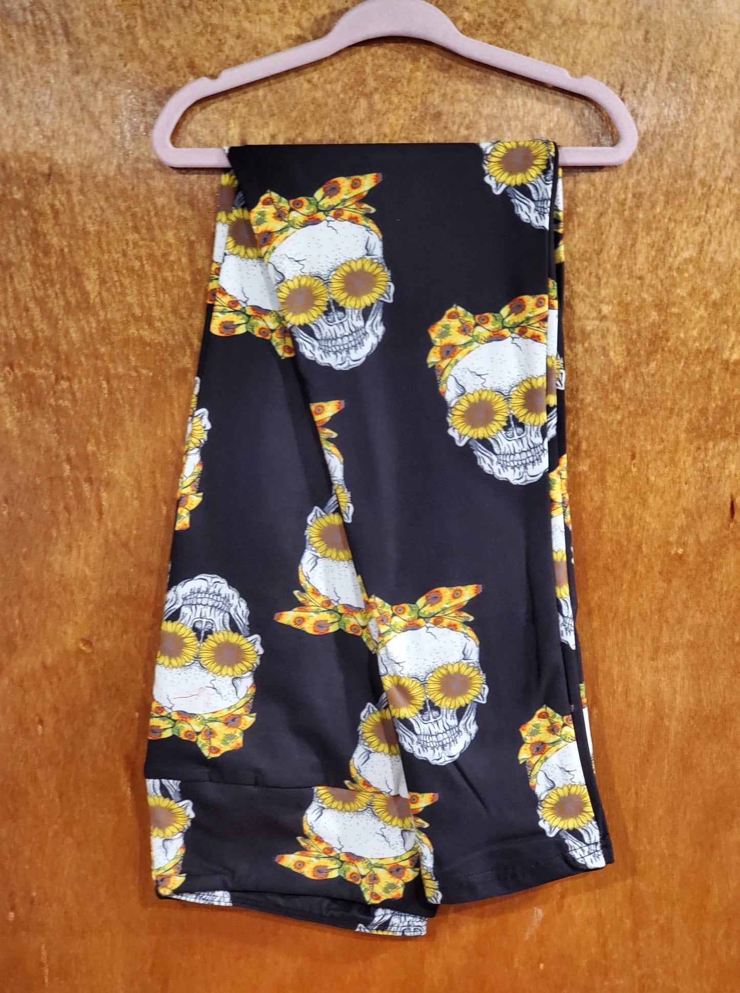 Sunflower Skull Leggings (SB)