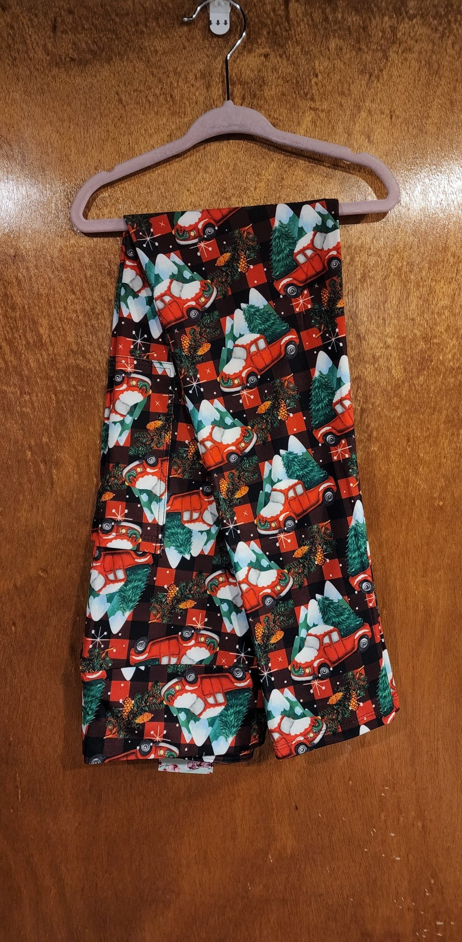Plaid Pickups Leggings with Pockets (TDL)