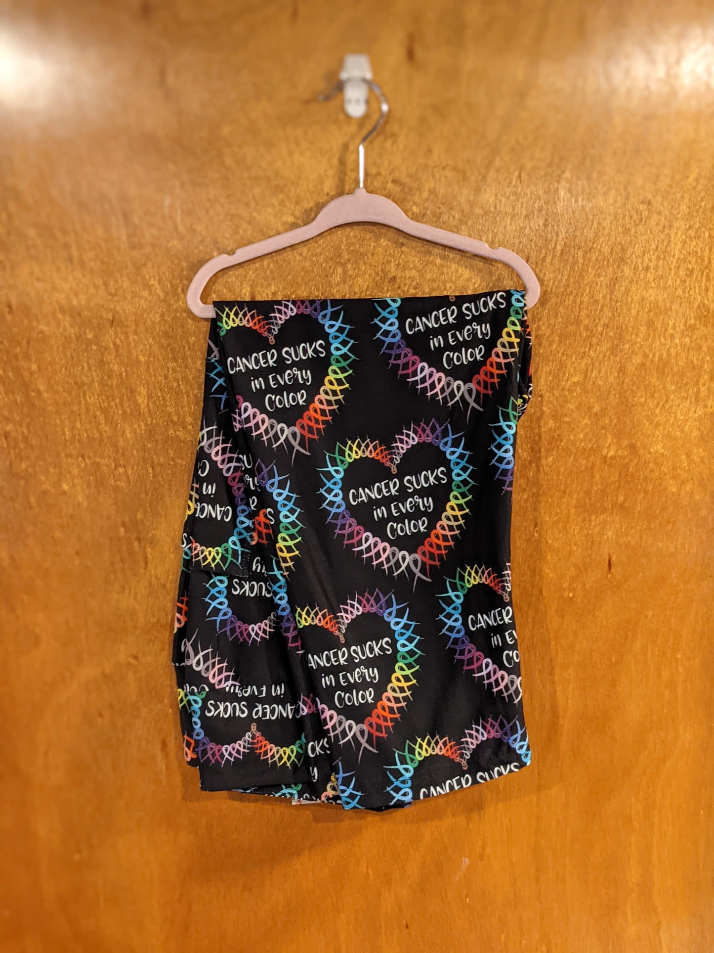 Cancer Sucks Capri Leggings with Pockets (BFW)