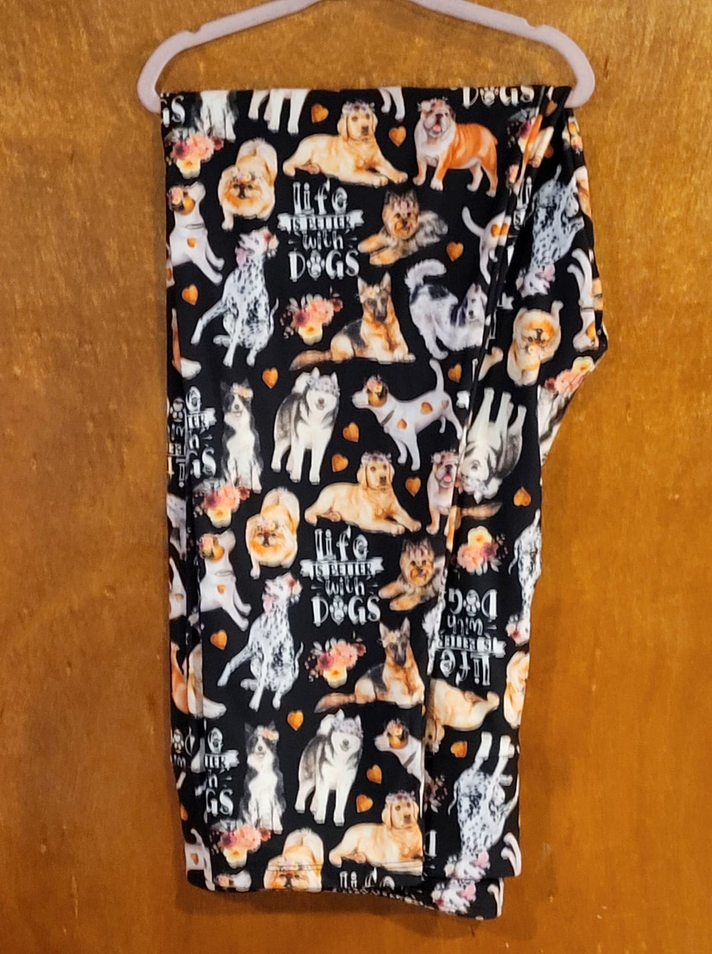 Life is Better with Dogs Leggings with Pockets (TDL)