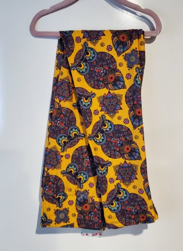 Mustard Owls Leggings (AALM)