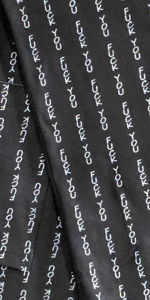 Naughty Pinstripe - FU Leggings with Pockets (MMP)