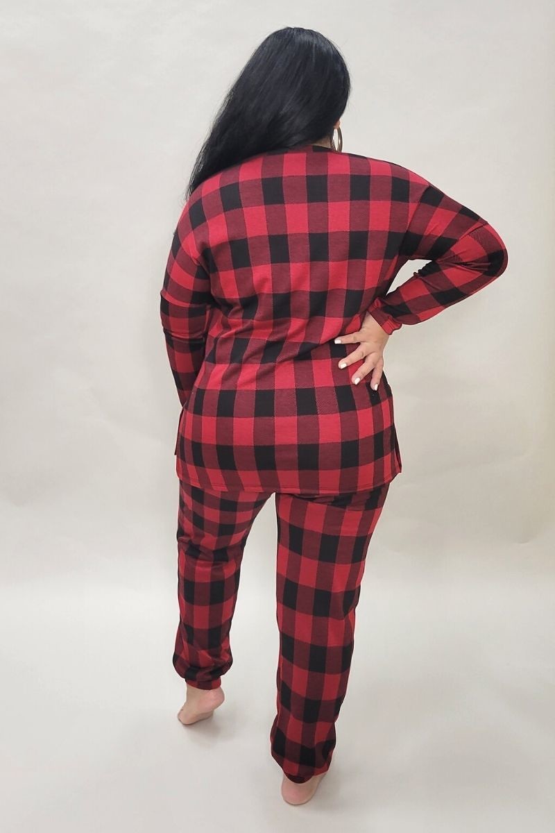 Buffalo Plaid Pajama Set