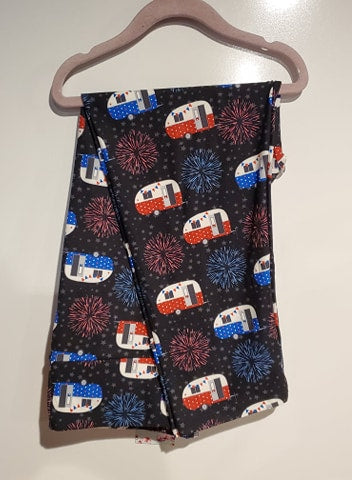 Patriotic Campers Capri Leggings (WW)