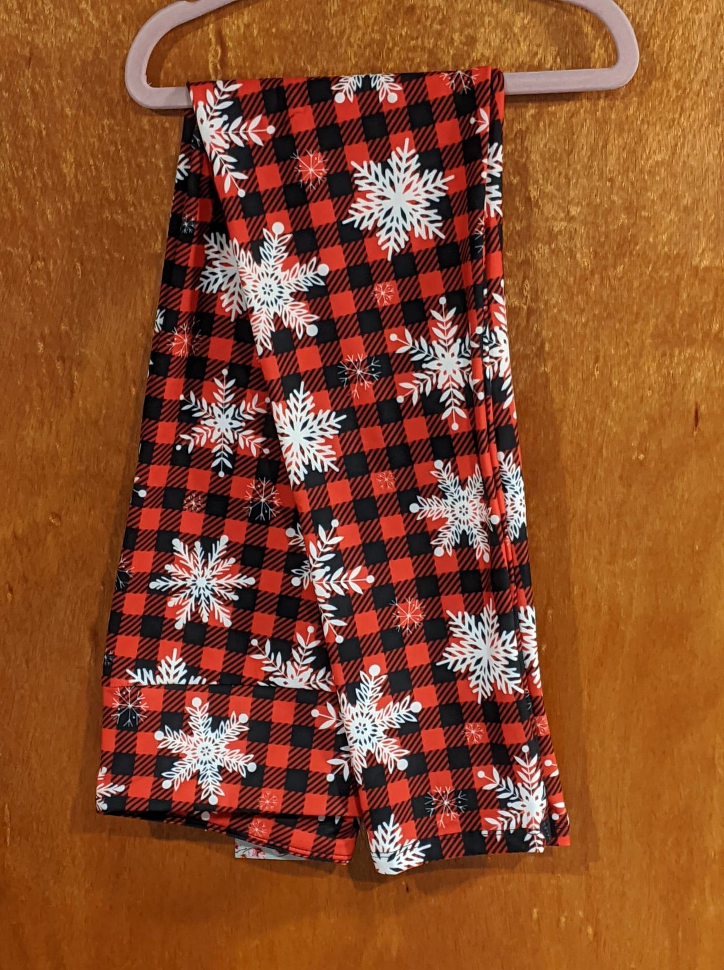 Plaid Snowflake Leggings (AALM)