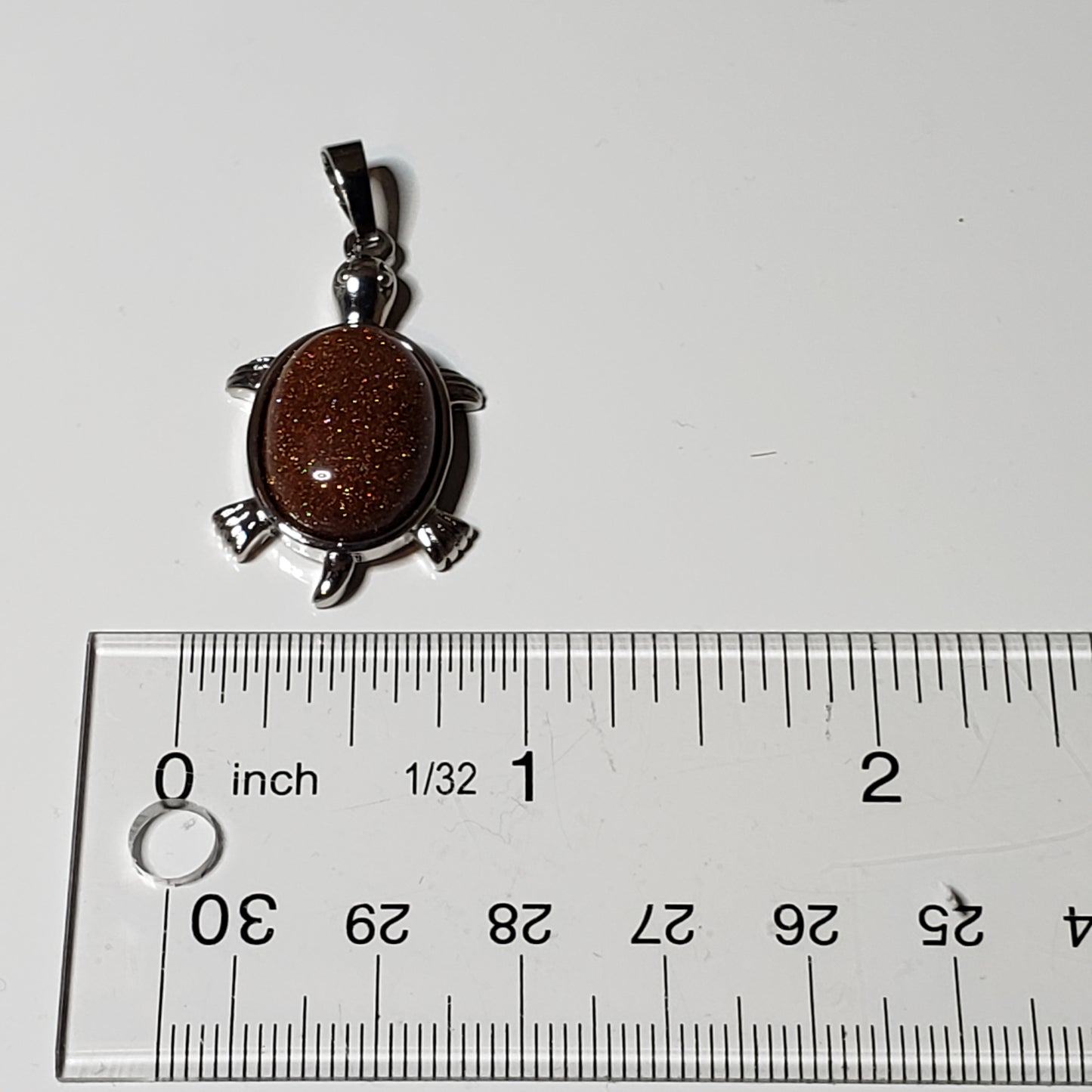 Turtle Gemstone Pendant