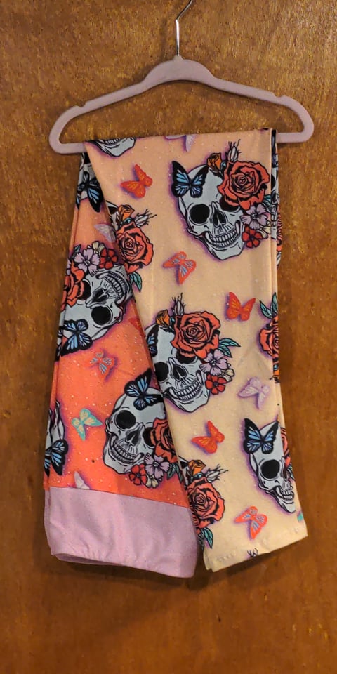 Floral Skulls Leggings (B&V)