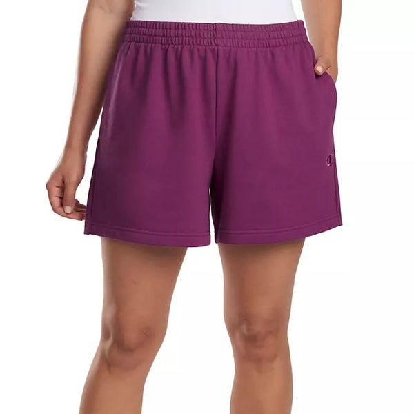 Champion Ladies French Terry Short - Purple Ruby