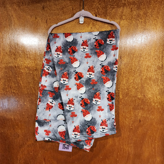 Ladybug Gnomes Capri Leggings with Pockets (SLB)