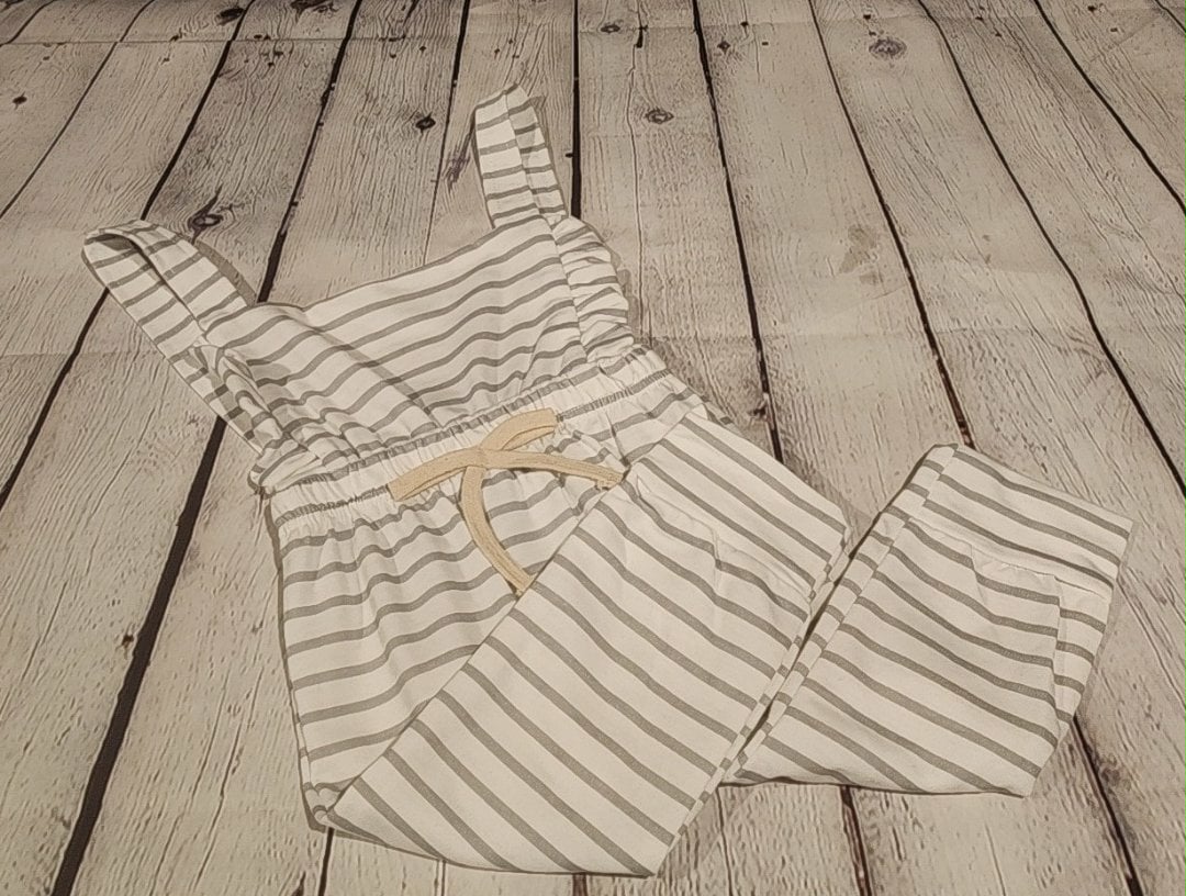Kids Striped Overalls