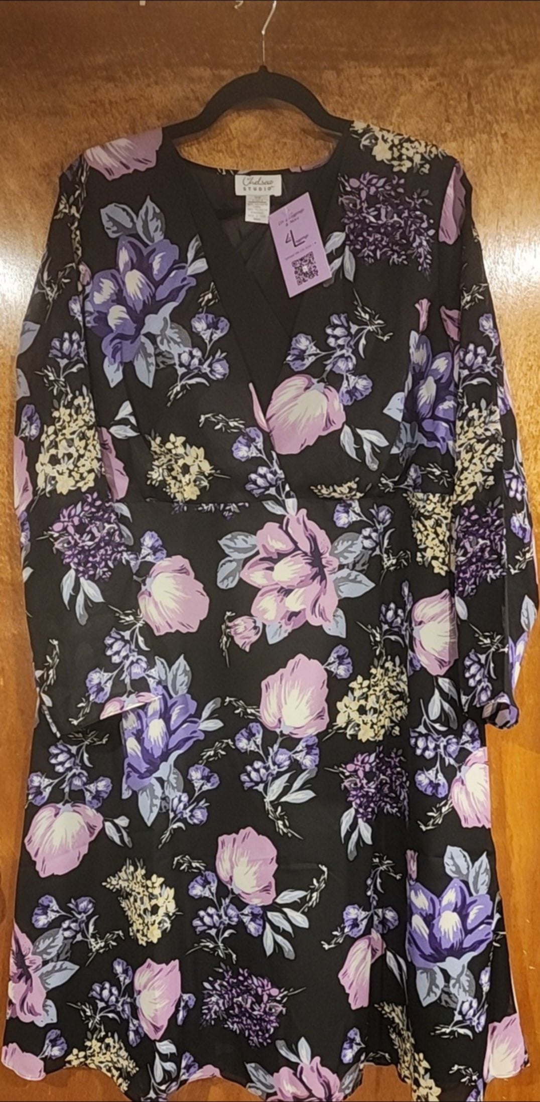 Purple Floral Dress