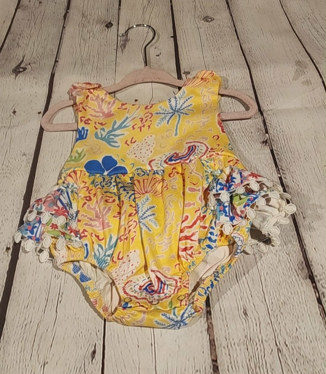 Yellow Summer Kids Romper