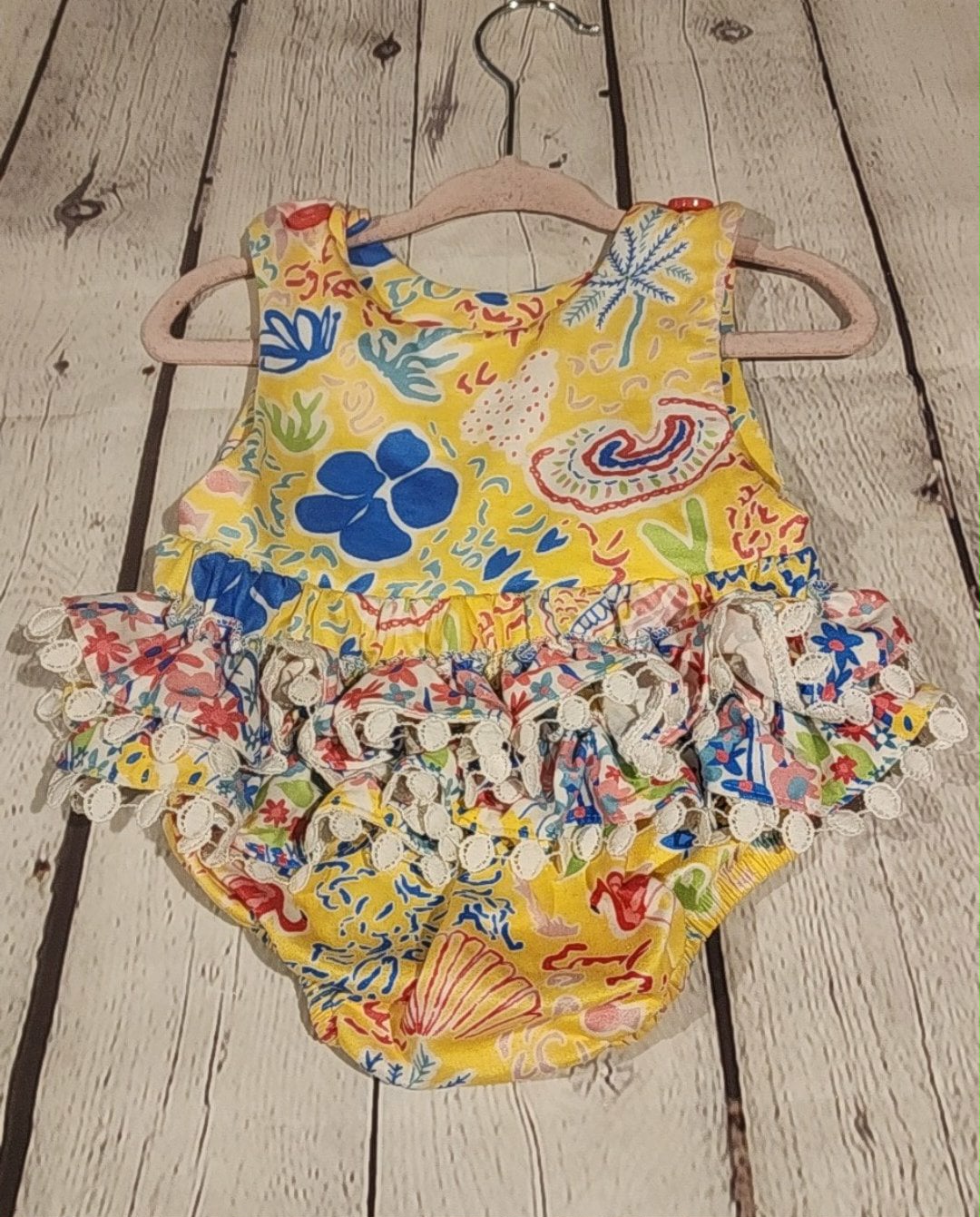 Yellow Summer Kids Romper