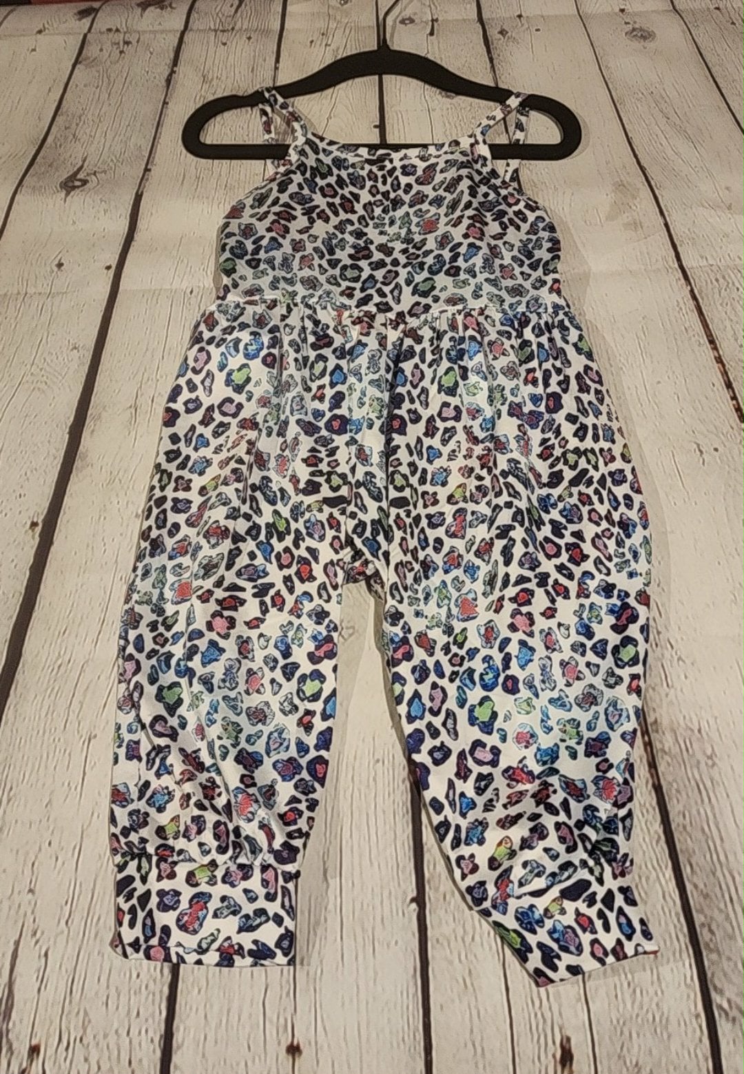 Colorful Leopard Kids Romper