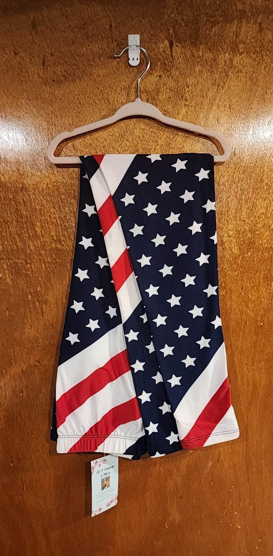 Diagonal Flag Leggings (Standard)