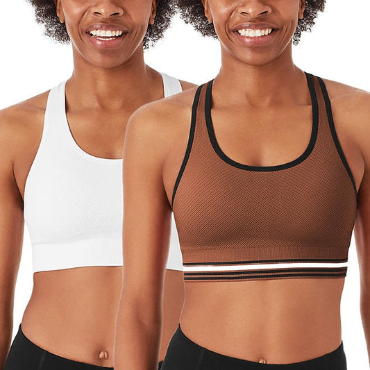 Member's Mark Ladies 2 Pack Racerback Sports Bra