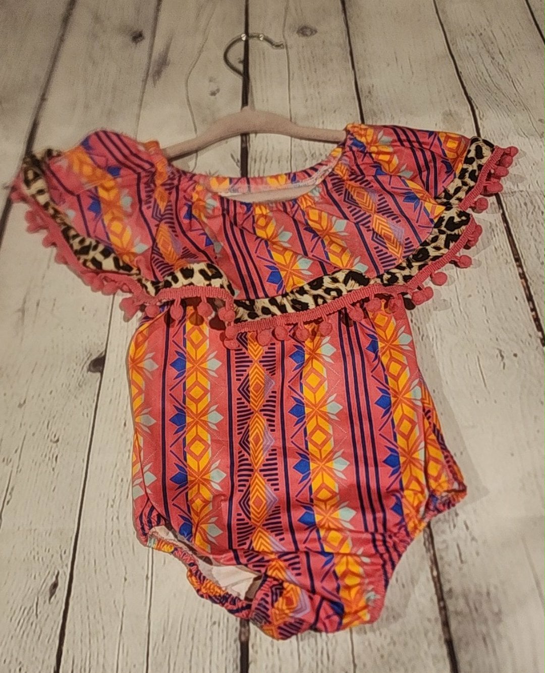 Pink Stripe Kids Leotard