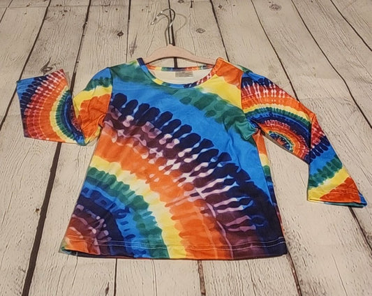 Tie Dye Long Sleeve Kids Shirt