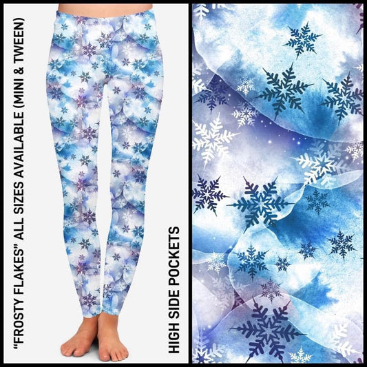 Frosty Flakes Leggings with Pockets (AR)