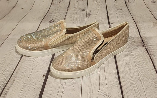 Women's Bling Slip on Shoes