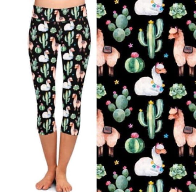 Cactus Capri Leggings (AALM)