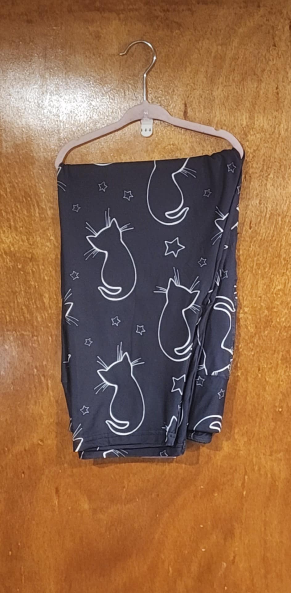 Cats & Stars Capri Leggings with Pockets (SLB)