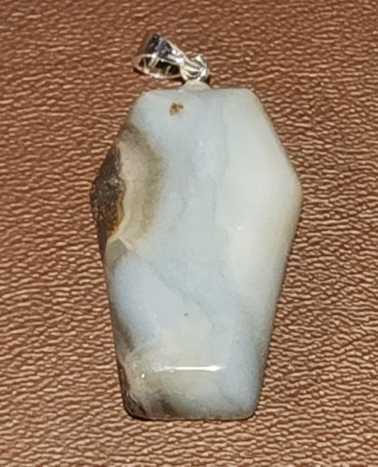 Coffin Gemstone Pendant