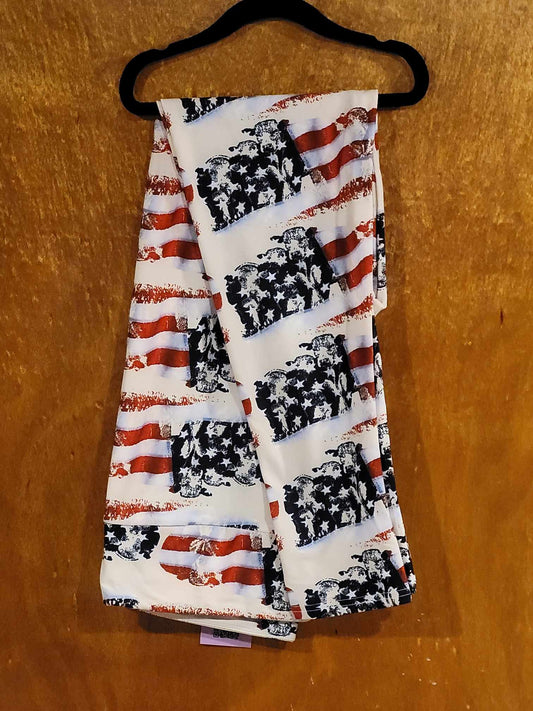 Cow Herd Flag Leggings (HMW)