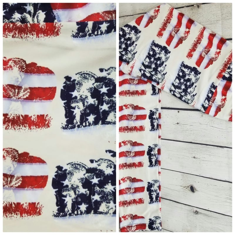 Cow Herd Flag Leggings (HMW)