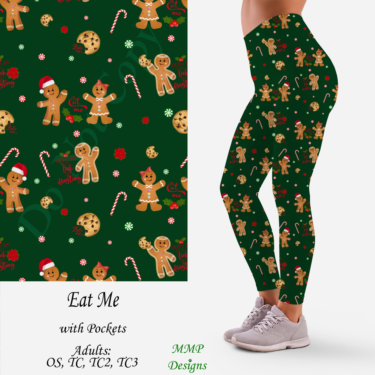Eat Me Leggings with Pockets (MMP)