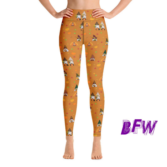 Fall Gnomes Leggings with Pockets (BFW)
