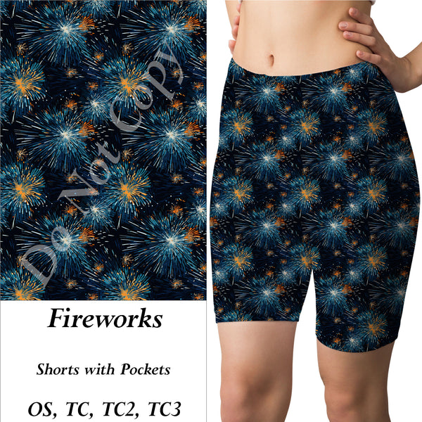 Fireworks Shorts with Pockets (MMP)