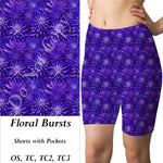 Floral Bursts Shorts with Pockets (MMP)
