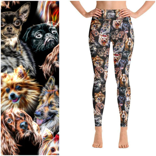 Fractal Doggies Leggings (PPD)