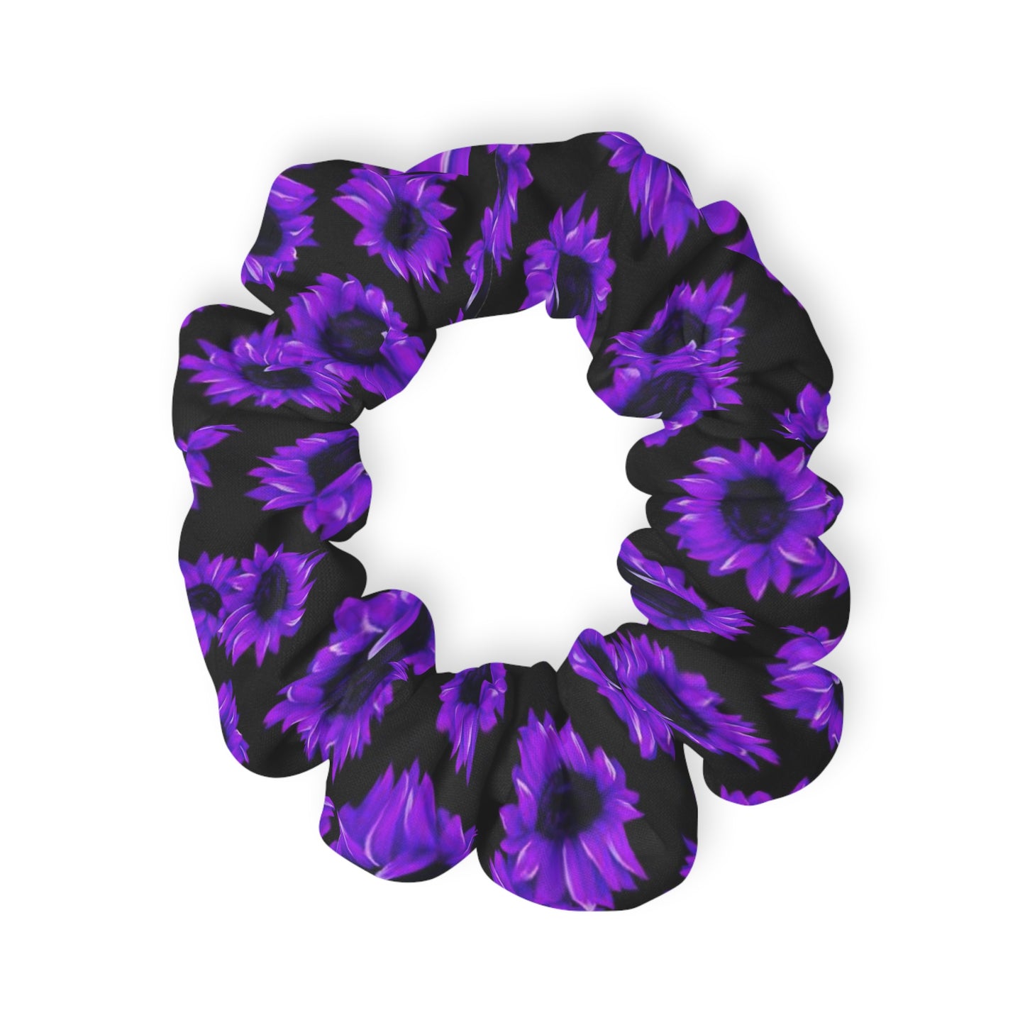 Purple Sunflowers Scrunchie (MMP)