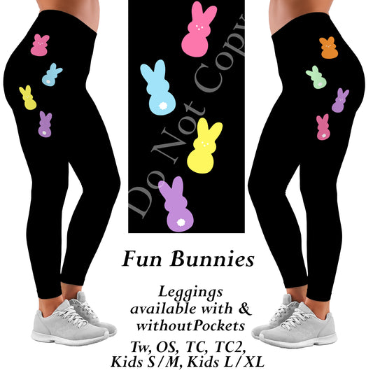 Preorder Fun Bunnies Leggings with Pockets (JAAM) Closing 1/27/2025 ETA Late March