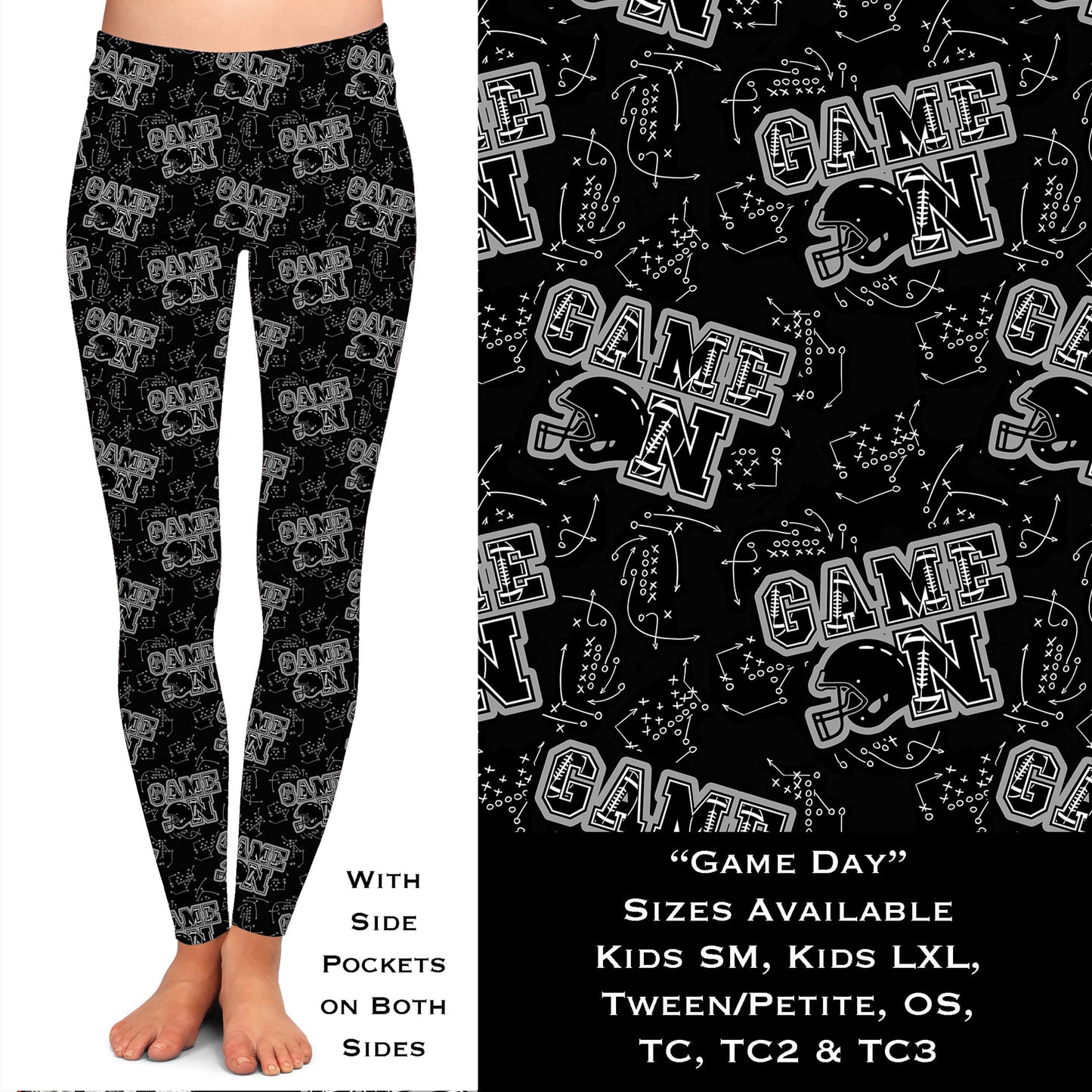Game Day Leggings with Pockets (WW)