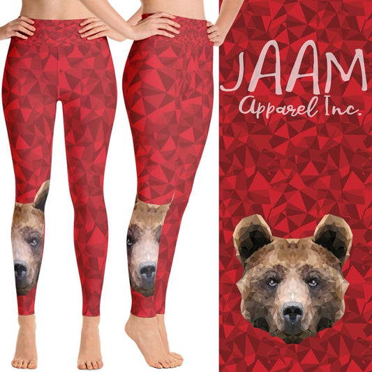 Geometric Bear Leggings (JAAM)