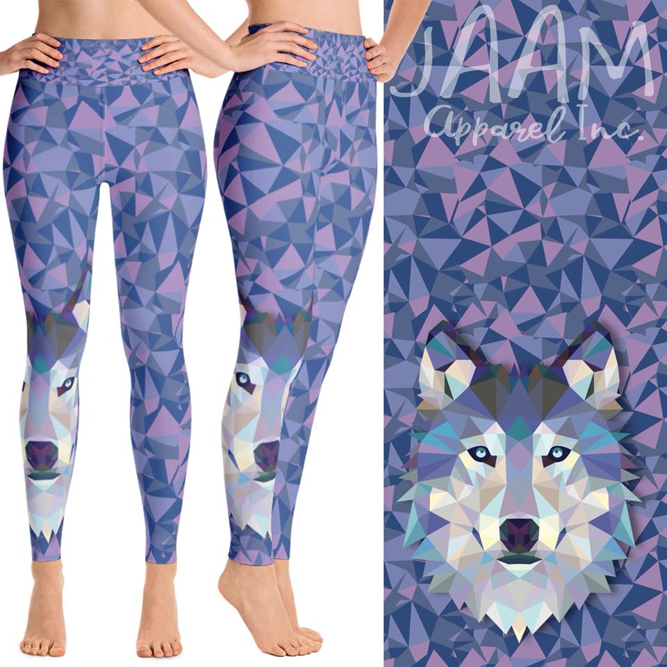 Geo Wolves Leggings (JAAM)