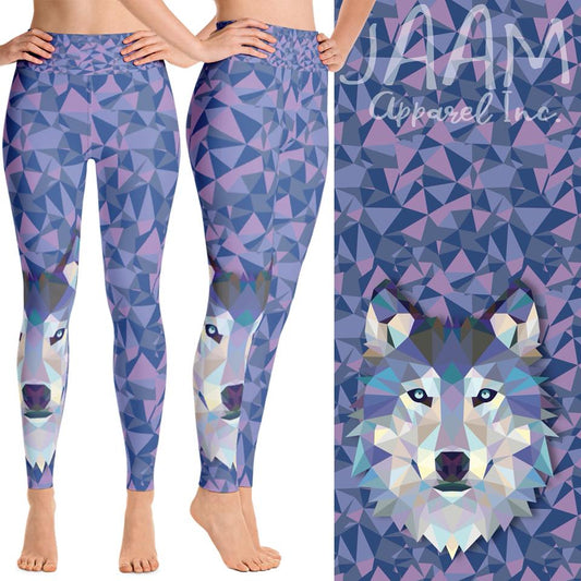 Geo Wolves Leggings (JAAM)